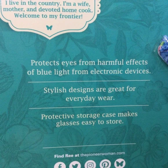 The Pioneer Woman Blue Light Protection Glasses - Picture 3 of 3